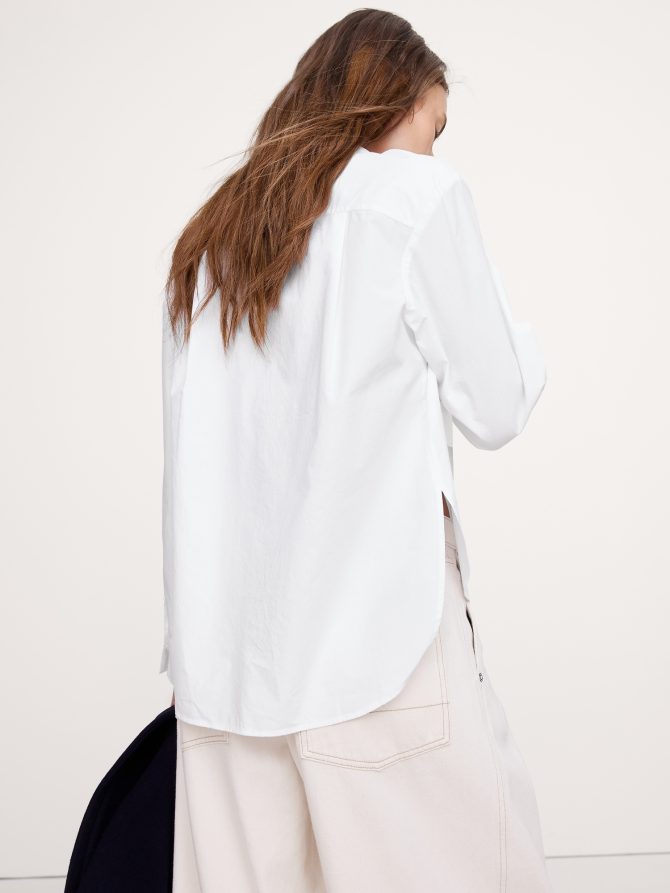 BOXY COTTON POPLIN SHIRT - Image 8