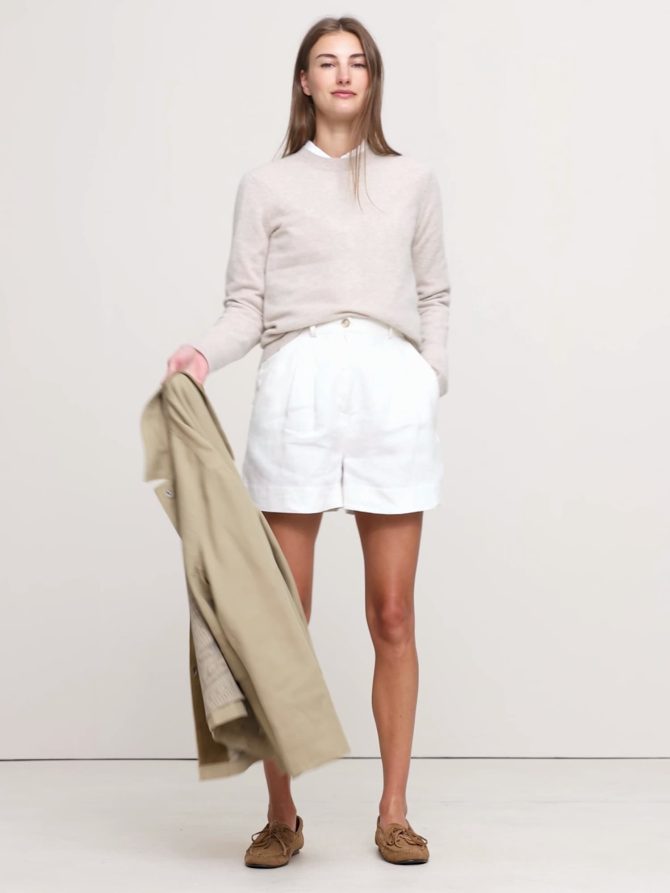 Lightweight Cashmere Crew-Neck Sweater - Image 2
