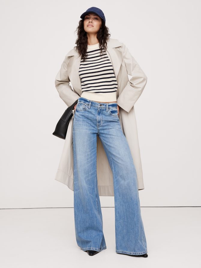 Lightweight Cashmere Short-Sleeve Sweater - Image 3