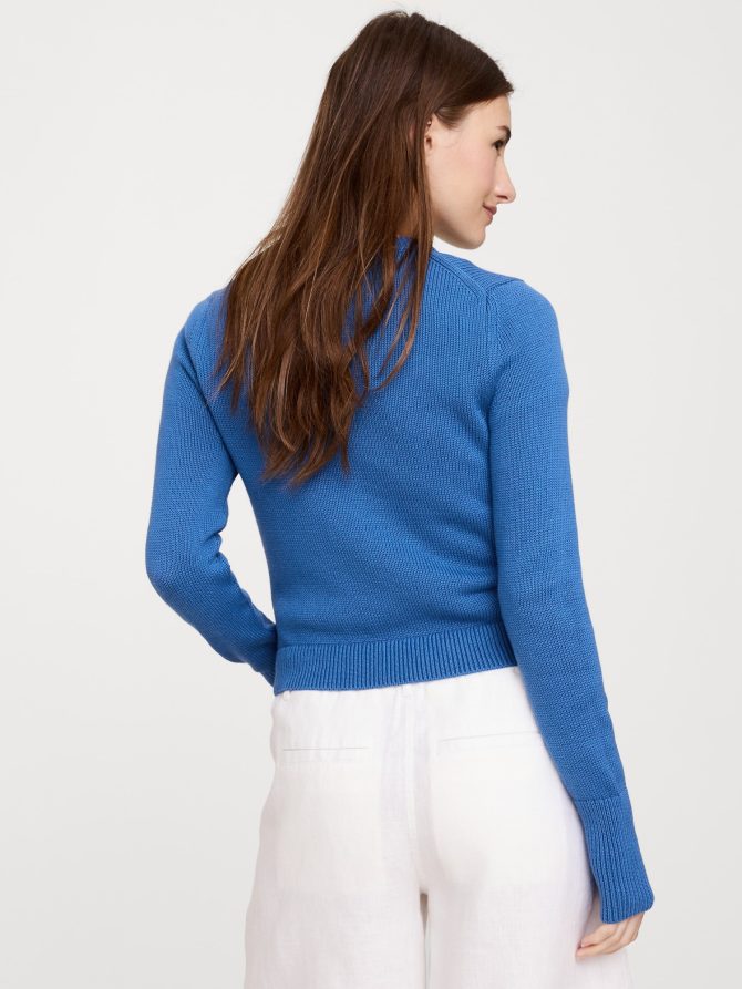 Cotton-Silk Crew-Neck Sweater - Image 3