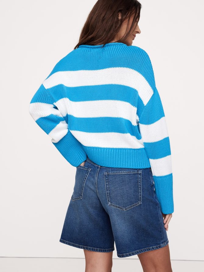 Oversized Cotton Roll-Neck Sweater - Image 5