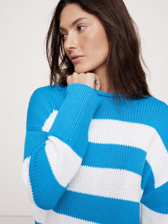Oversized Cotton Roll-Neck Sweater - Image 6