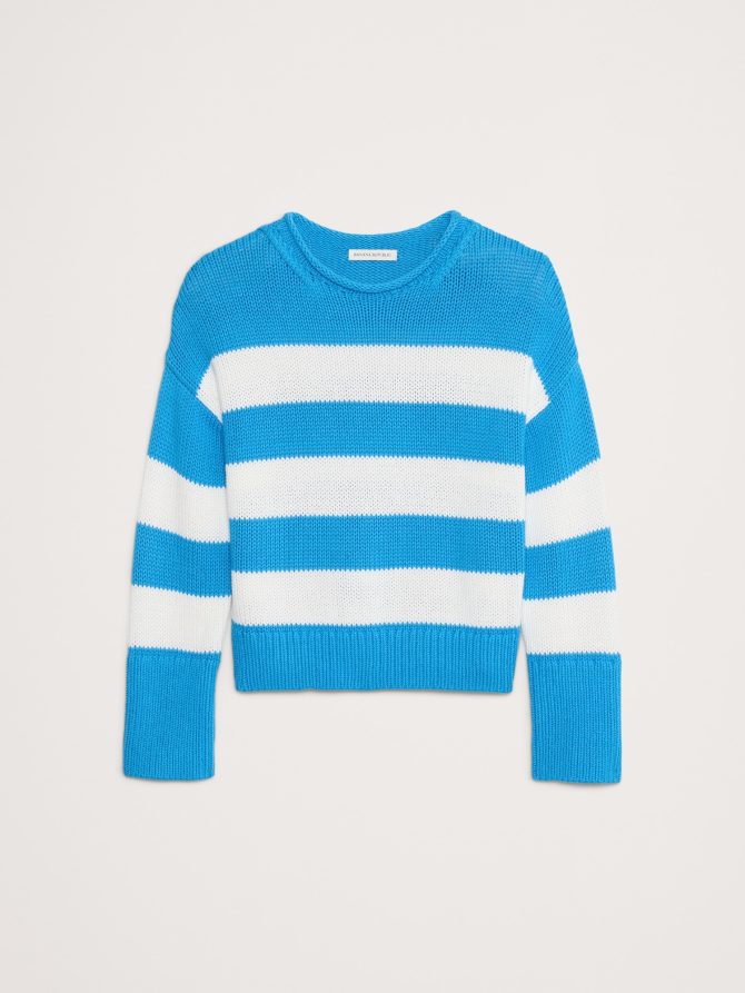 Oversized Cotton Roll-Neck Sweater - Image 7