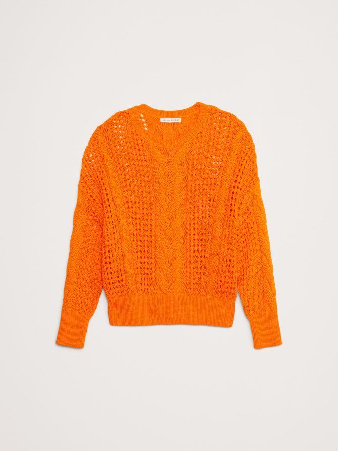 Cotton Cable-Knit Sweater - Image 4