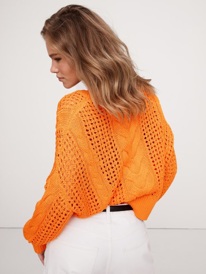 Cotton Cable-Knit Sweater - Image 2
