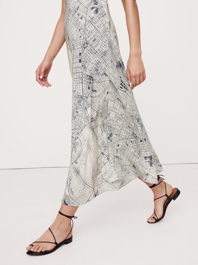 Bias-Cut Matte Silk Maxi Dress - Image 3