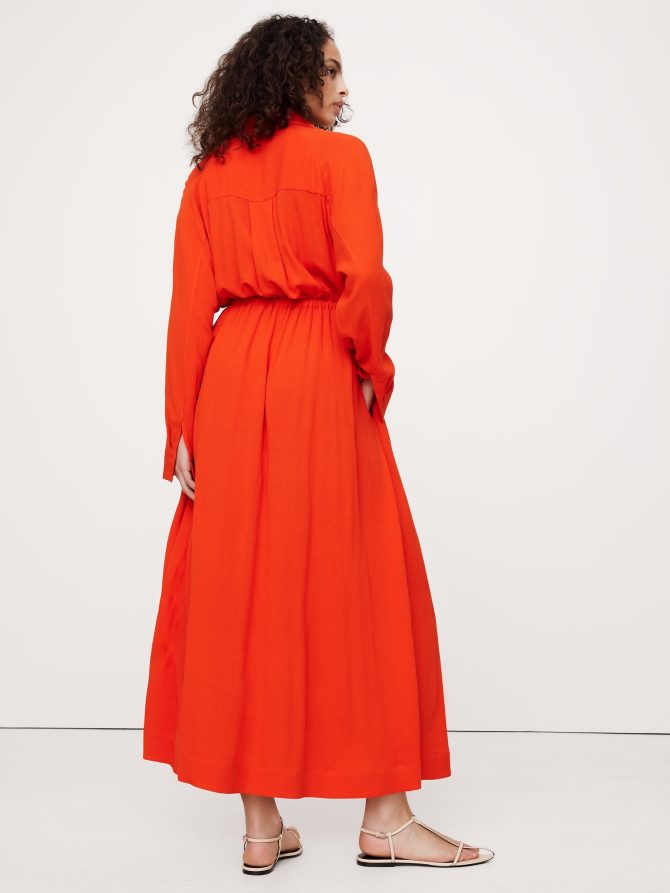Gauze Shirt Dress - Image 3