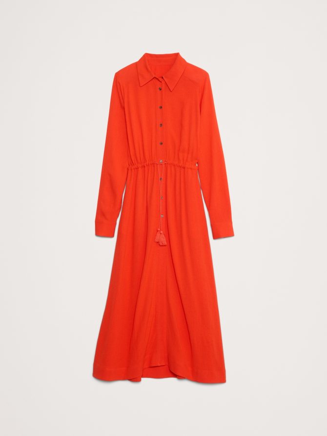 Gauze Shirt Dress - Image 5