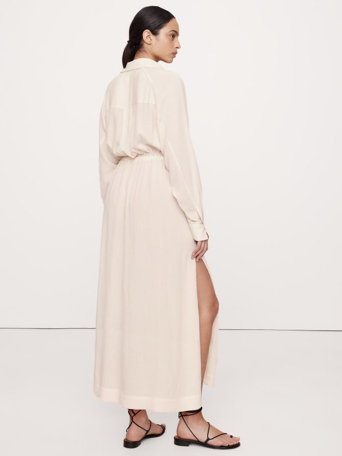 Gauze Shirt Dress - Image 6