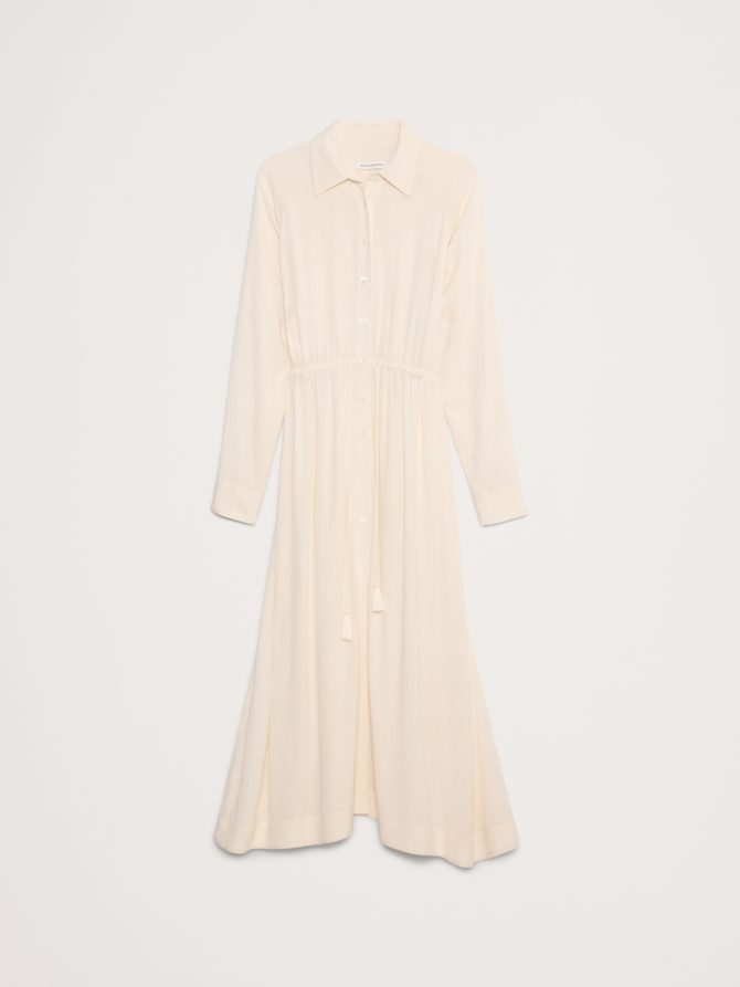 Gauze Shirt Dress - Image 8