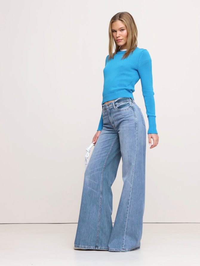 Cotton-Silk Crew-Neck Sweater - Image 2