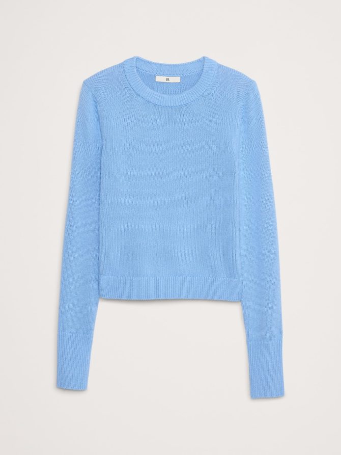 Cotton-Silk Crew-Neck Sweater - Image 4
