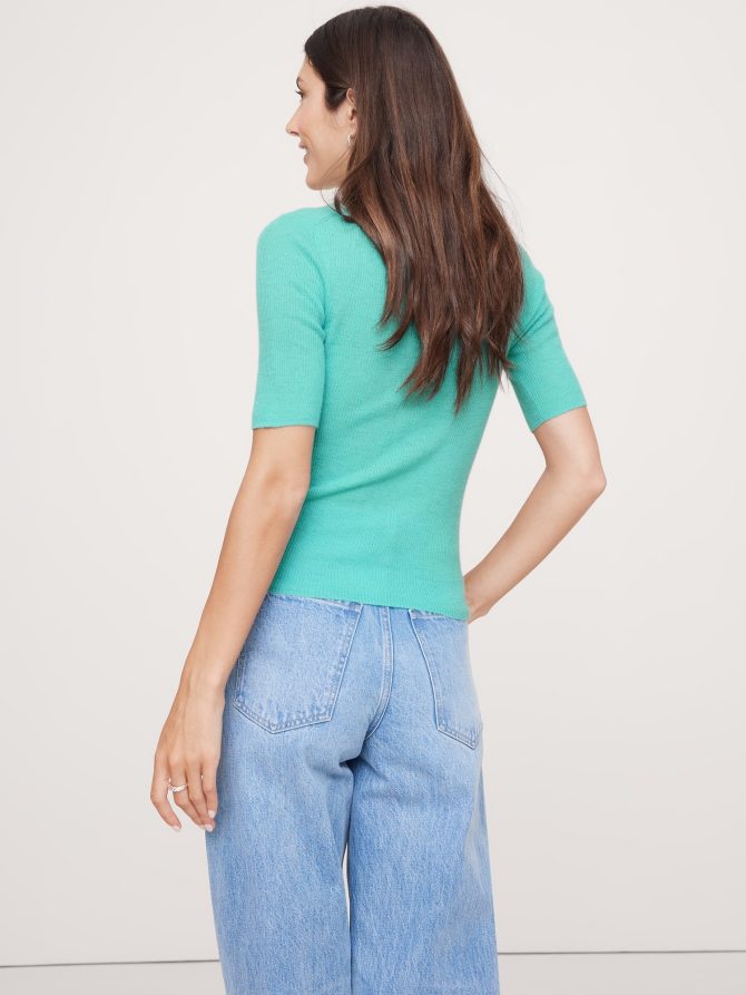Featherweight Cashmere Scoop-Neck Sweater - Image 2