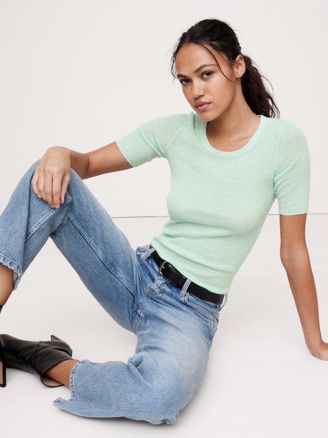 Featherweight Cashmere Scoop-Neck Sweater - Image 7