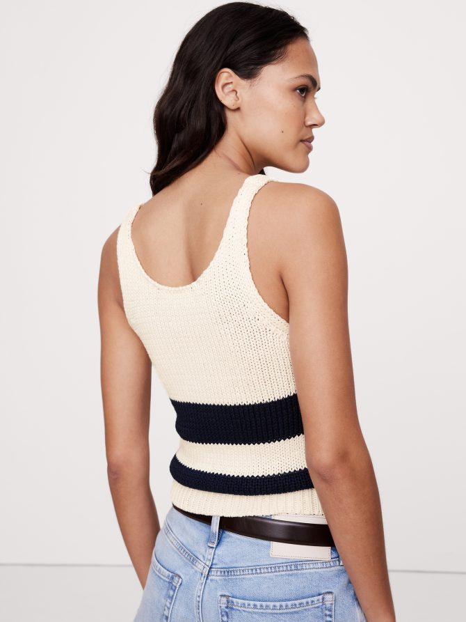 Cotton Sweater Tank - Image 2