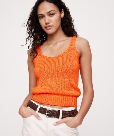 Cotton Sweater Tank