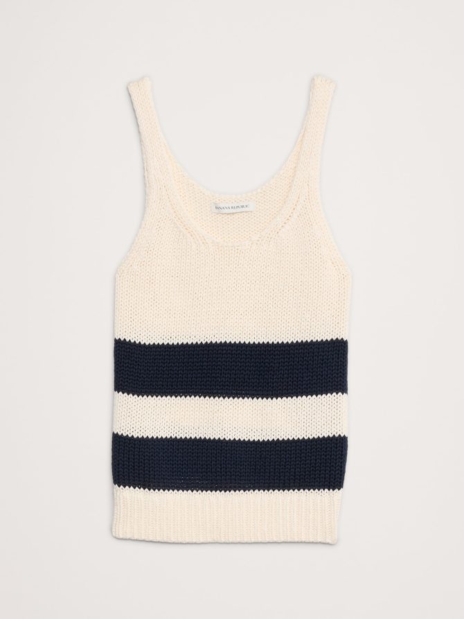 Cotton Sweater Tank - Image 4