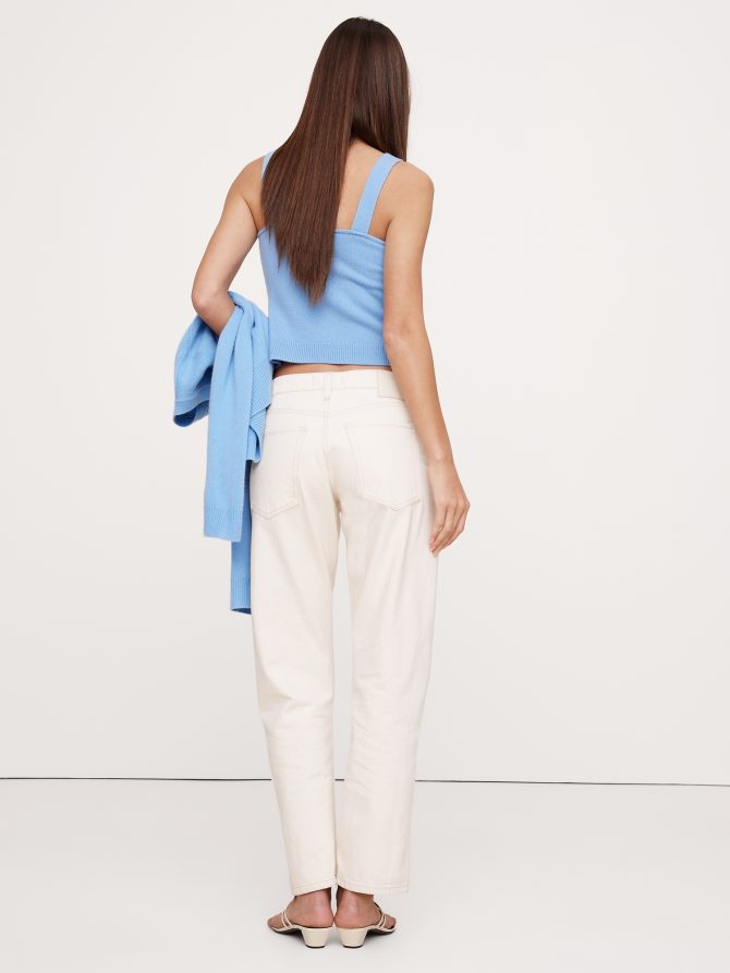 Cashmere Square-Neck Sweater Tank - Image 2