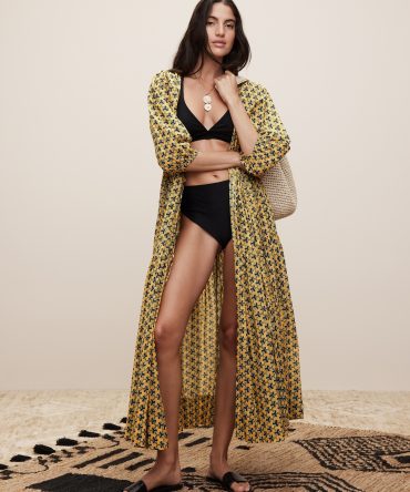 The White Lotus Cotton Wrap Dress