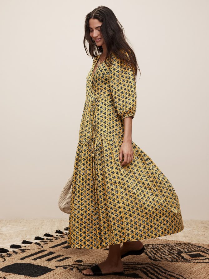 The White Lotus Cotton Wrap Dress - Image 5
