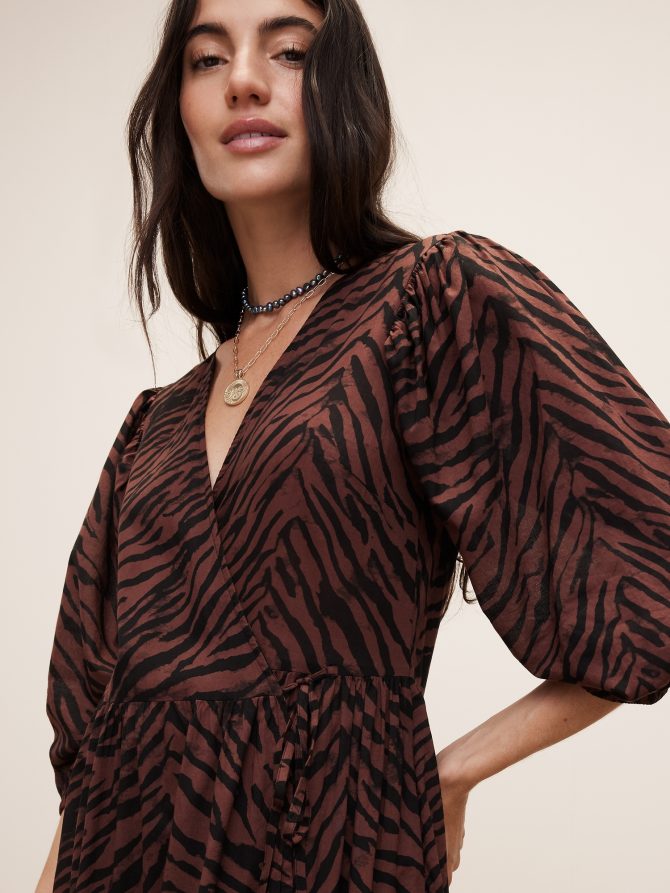 The White Lotus Cotton Wrap Dress - Image 8