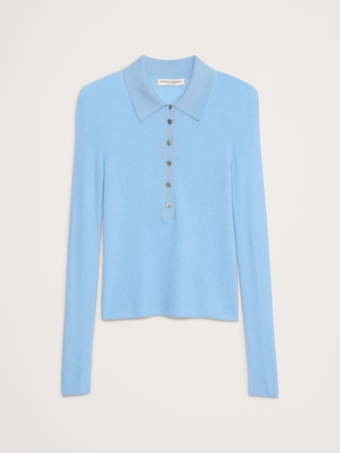 Featherweight Cashmere Polo - Image 4