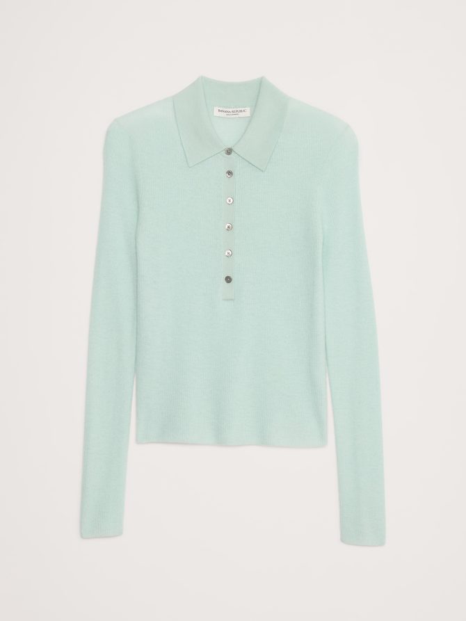 Featherweight Cashmere Polo - Image 6
