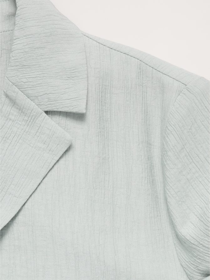 Crinkle Tie-Front Cropped Blazer - Image 7