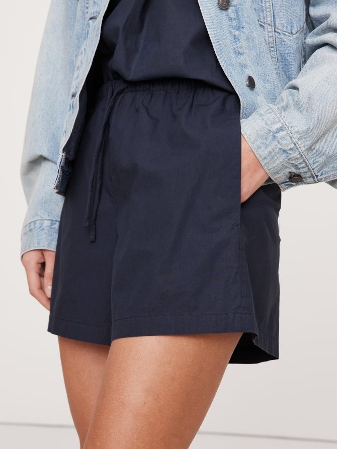 Cotton Poplin Pull-On 4" Short - Image 3