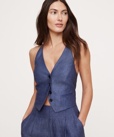 Linen Halter Vest