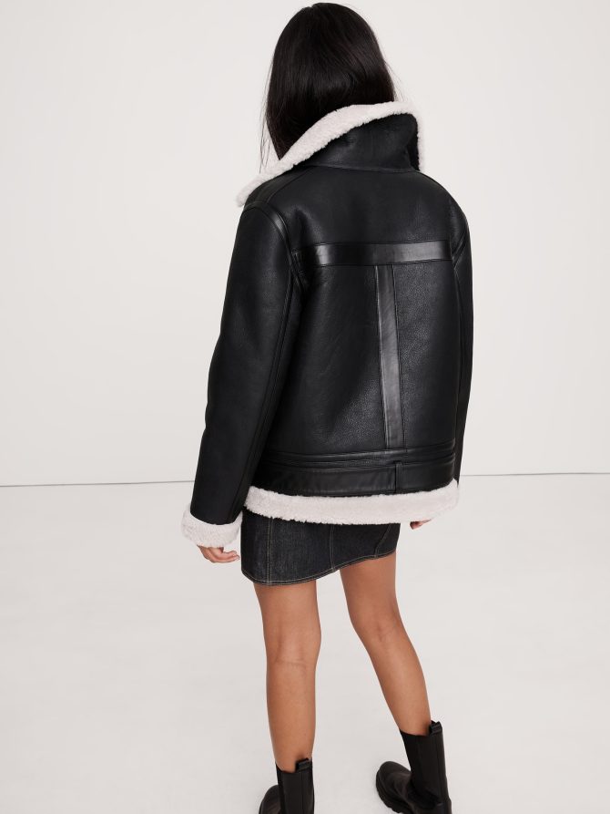 Shearling Aviator Jacket - Image 3