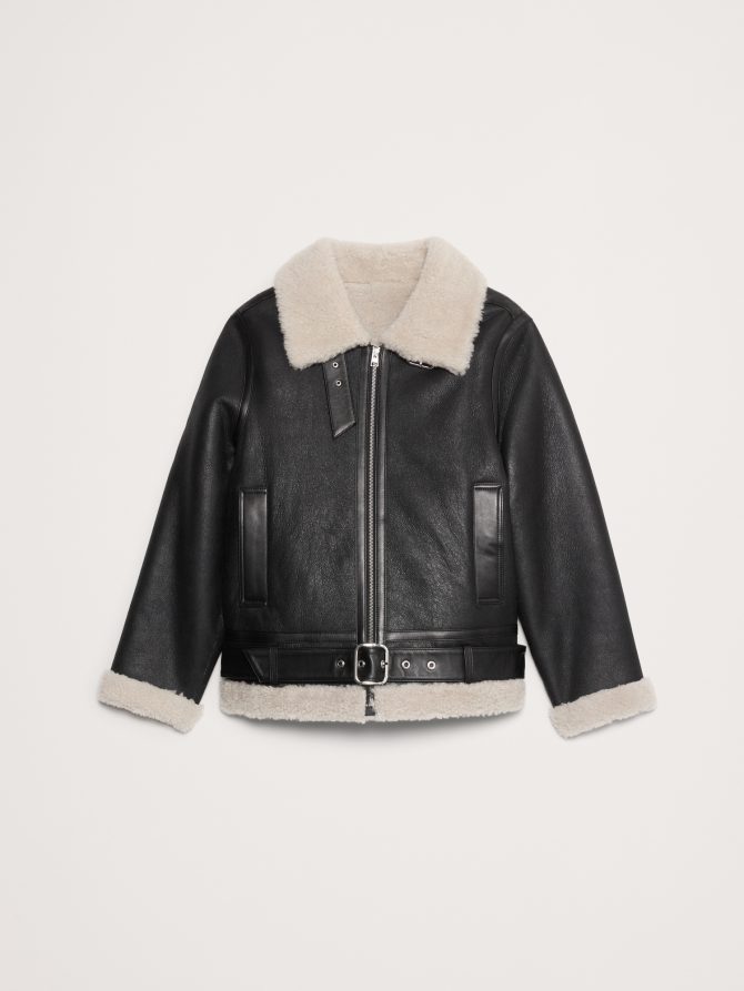 Shearling Aviator Jacket - Image 5