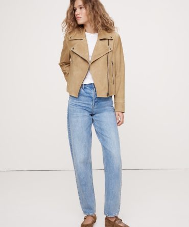 Enola Suede Moto Jacket