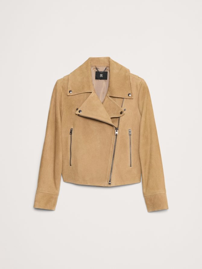 Enola Suede Moto Jacket - Image 5