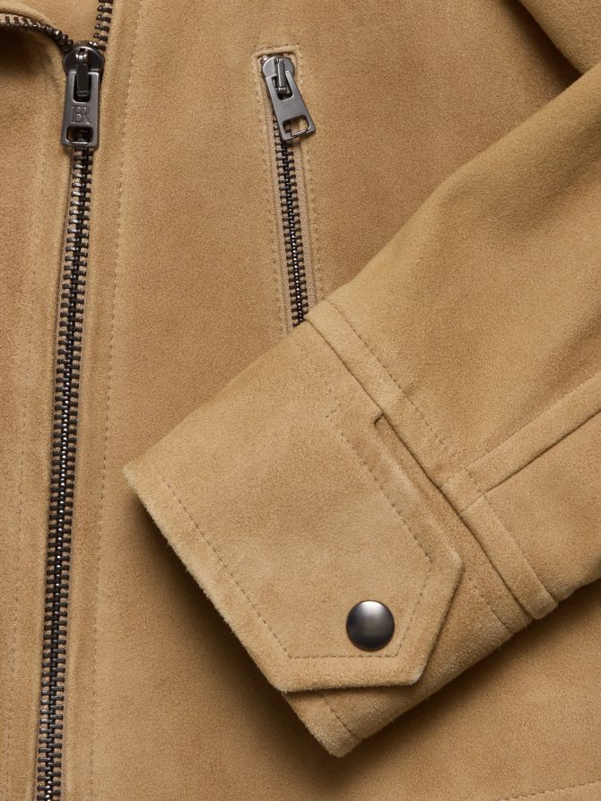 Enola Suede Moto Jacket - Image 6
