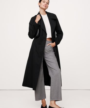 Drapey Trench Coat