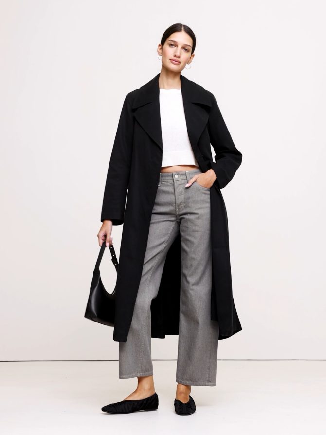 Drapey Trench Coat - Image 2