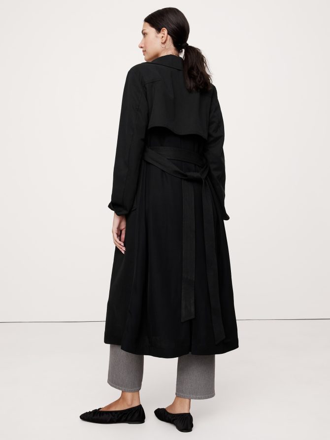 Drapey Trench Coat - Image 3