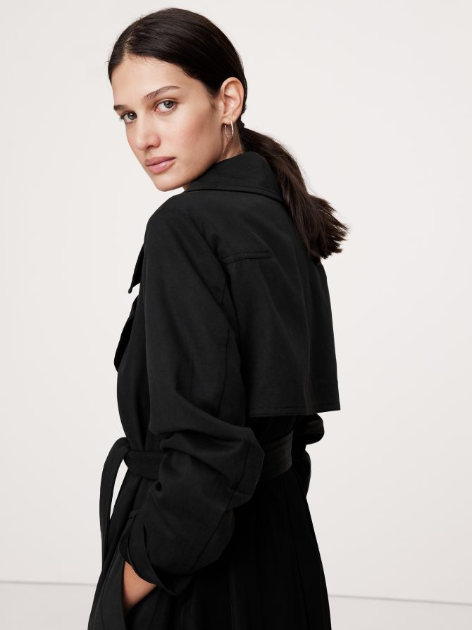 Drapey Trench Coat - Image 4