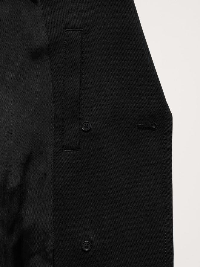 Drapey Trench Coat - Image 6
