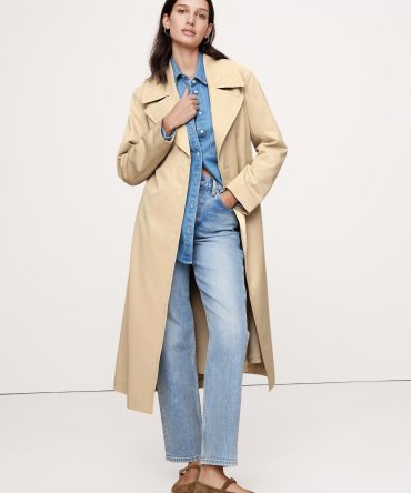 Drapey Trench Coat