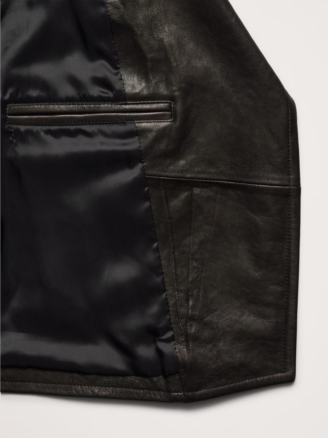 Enola Leather Moto Jacket - Image 6