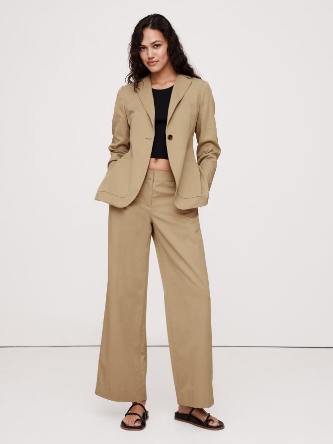 Relaxed Drapey Belted Blazer - Image 6