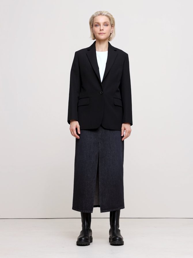 Boyfriend Wool Blazer - Image 2