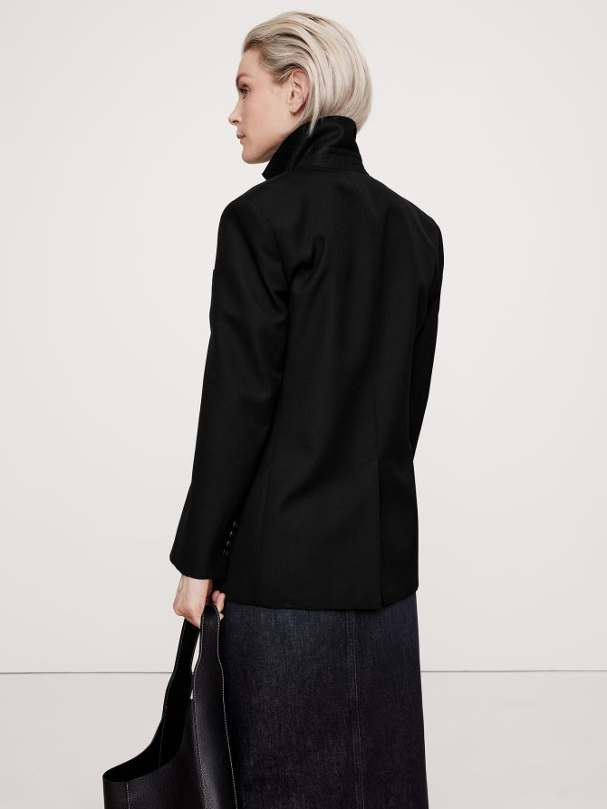 Boyfriend Wool Blazer - Image 3