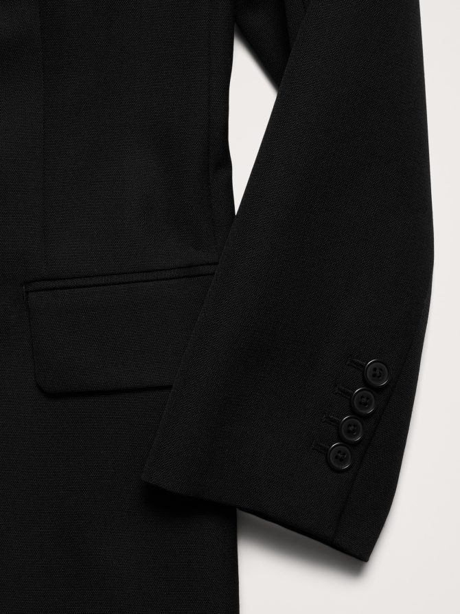Boyfriend Wool Blazer - Image 7