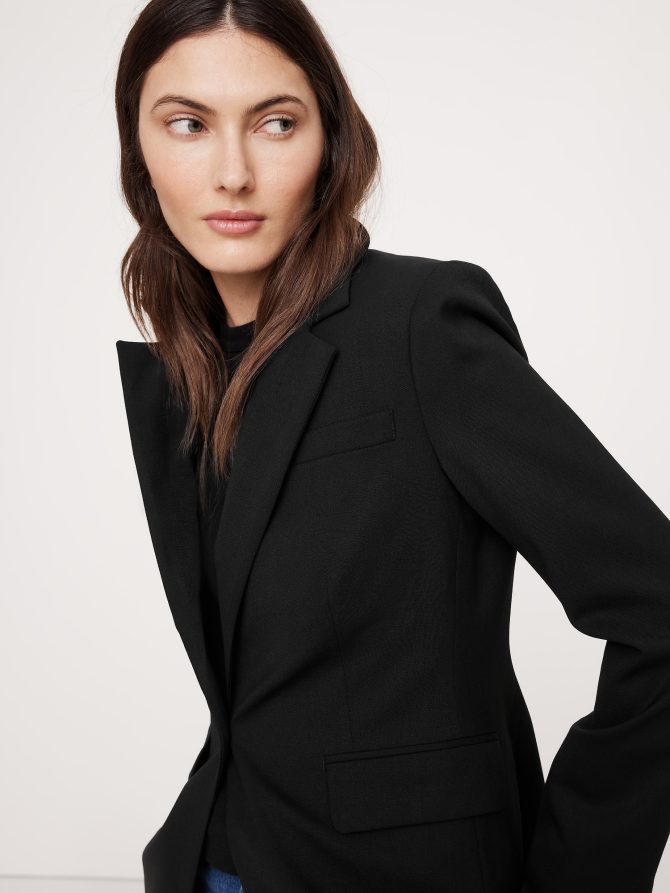 Slim Italian Wool Blazer - Image 3