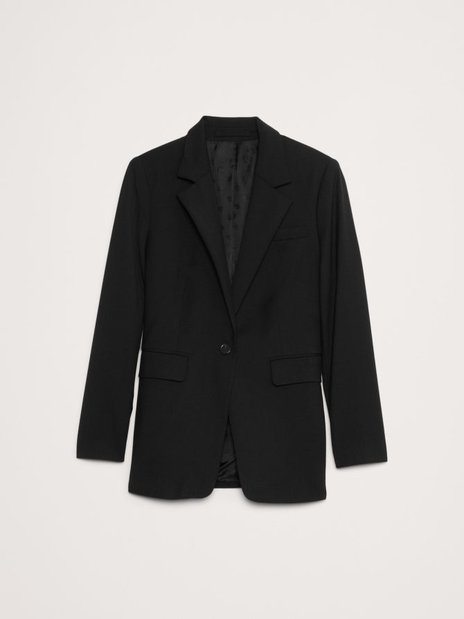 Slim Italian Wool Blazer - Image 4