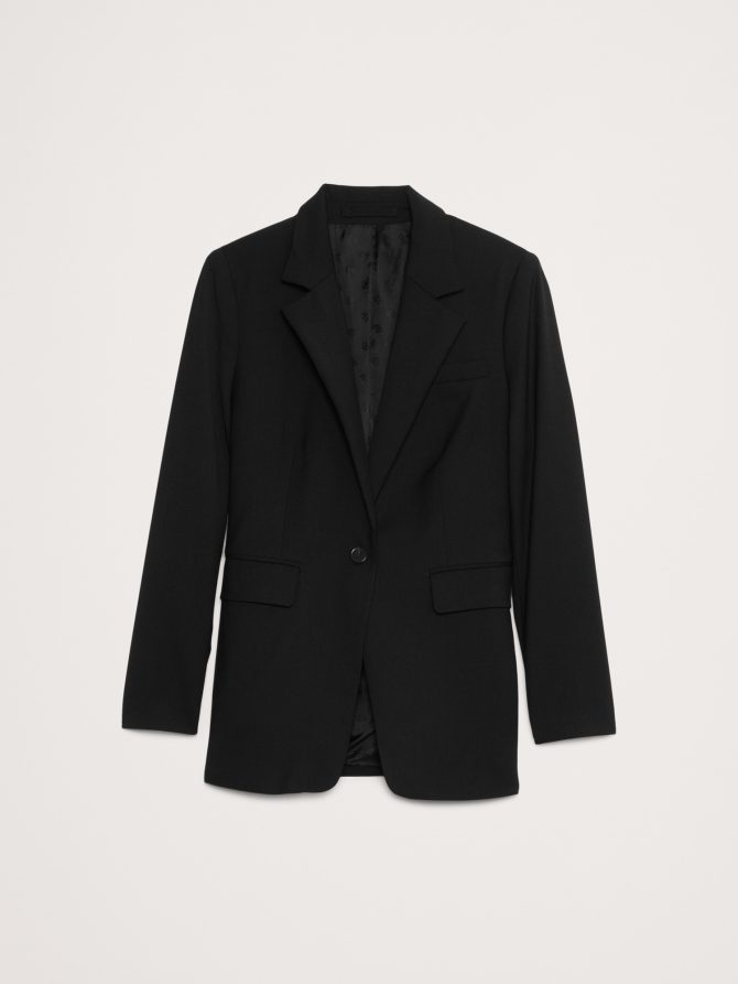 Slim Italian Wool Blazer - Image 5