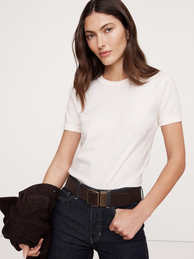 Slim-Fit Vintage Cotton Crew-Neck T-Shirt - Image 6